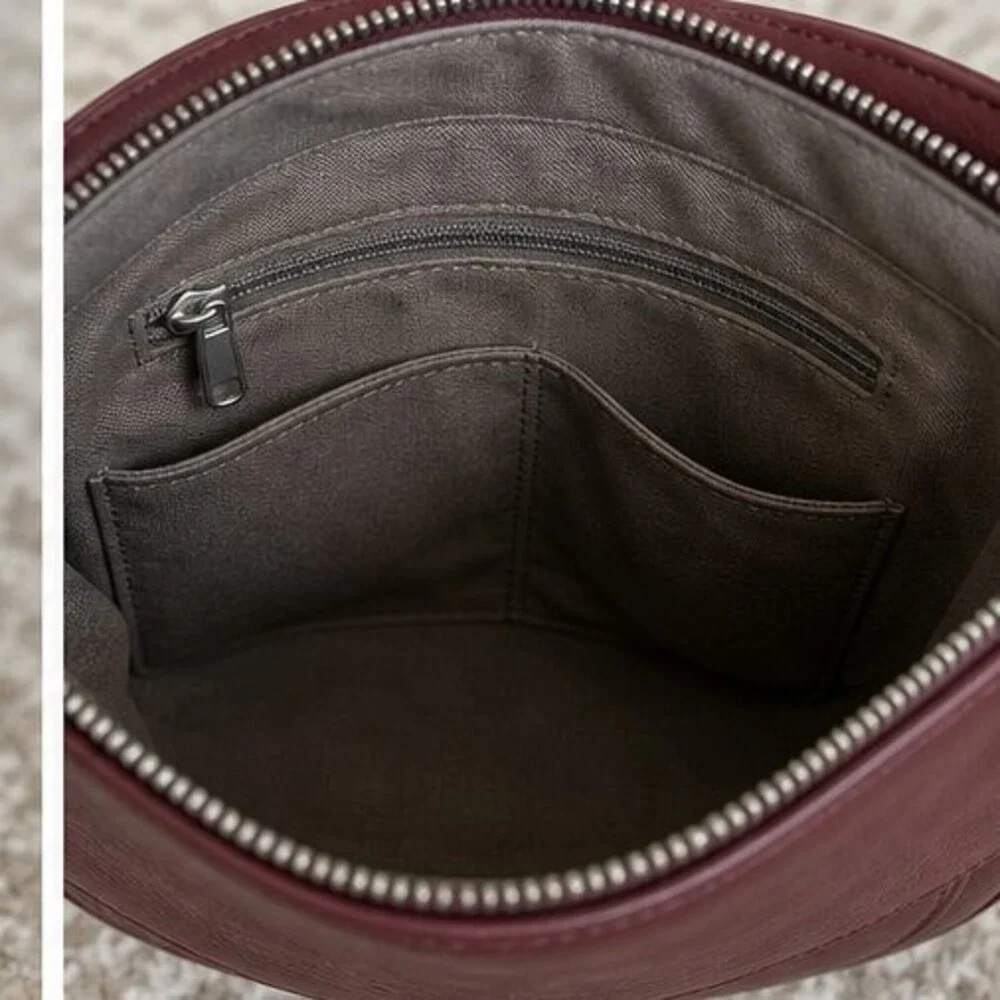 Merlot Vegan Leather Bag